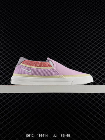 Nike Court Legacy Slip On White Black Pink Purple Yellow EU 36-45 Skate - Unisex (BS-70819)