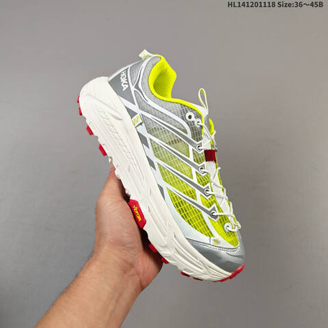 HOKA ONE ONE Mafate Three 2 Off White Light Beige Grey EU 36-45 Trail Shoe Trail Running Sneakers - Unisex (BS-69474)