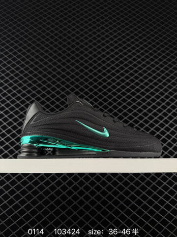 Nike Shox R4 Black Green EU 36-46 Lifestyle - Unisex (BS-73156)