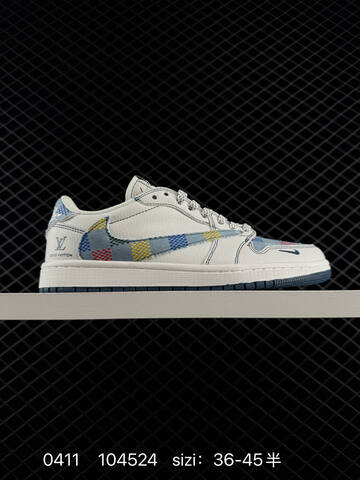 Jordan Air Jordan 1 Low OG Beige Green Cream White Red EU 36-45 Sneaker - Unisex BS-79512