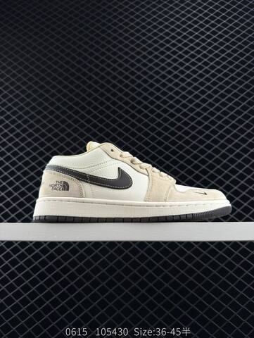 Jordan Air Jordan 1 Low Black Cream Light Grey EU 36-45 Sneaker - Unisex BS-81205
