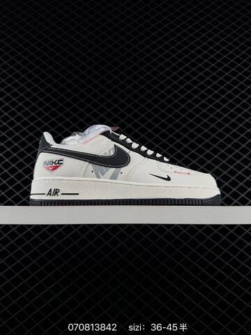 Nike Air Force 1 07 LV8 Beige Burgundy White Black Navy EU 36-45 Skate Unisex BS-70354