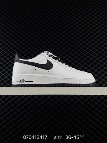 Nike Air Force 1 Low White Black EU 36-45 Lifestyle - Unisex (BS-70427)