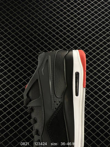 Jordan Air Jordan 4 Retro RM Black White Red EU 36-46 Basketball Shoe - Unisex BS-80868