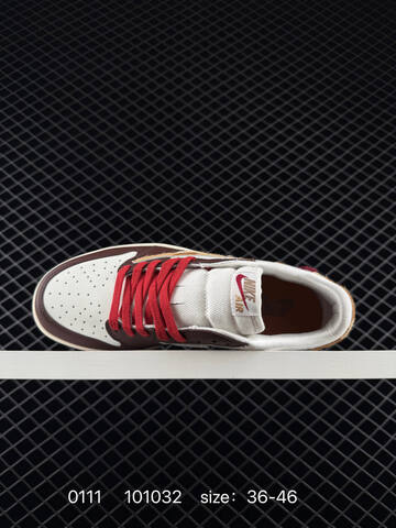 Jordan Air Jordan 1 Low Year Of The Horse White Brown Red Beige EU 36-46 Sneaker - Unisex BS-79849