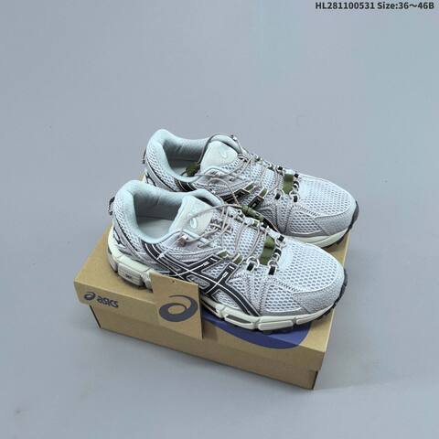 ASICS GEL-KAHANA 8 FL White Maroon Yellow Beige EU 36-46 Trail Shoe Trail Running Sneakers - Unisex (BS-68781)