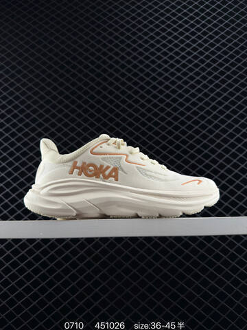 HOKA ONE ONE Other HOKA ONE Ortholite 1 1 Replica For Sale High-end Men s And Women s Fashion Sports Running And Basketball Shoes Up To 95 Off Retail During The Current Promotion Cream White Light Orange EU 36-45 Running Shoe Running Sneakers BS-86563