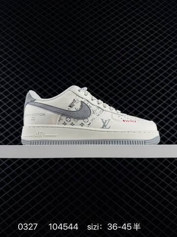 Nike Air Force 1 07 LV8 Off White Grey Red Black EU 36-45 Skate Unisex BS-72435