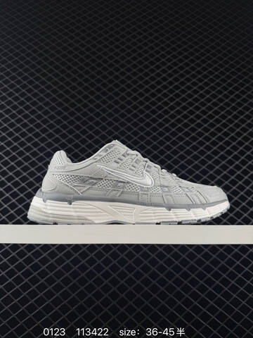 Nike P-6000 Silver Black White EU 36-45 Running - Unisex (BS-73001)