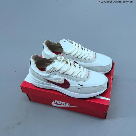 Nike Waffle One White Grey Red Beige EU 36-45 Sneaker - Unisex (BS-60520)
