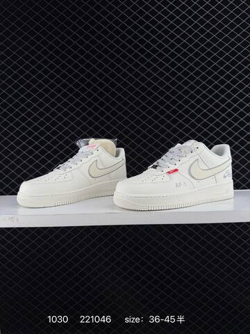 Nike Air Force 1 07 LV8 White Cream Light Gray EU 36-45 5 Casual - Unisex (BS-74472)