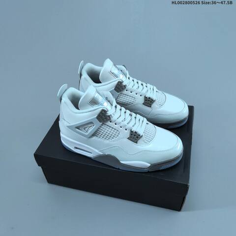 Jordan Air Jordan 4 Retro Photon Dust Photon Dust White Grey EU 36-47 5 Basketball - Unisex (BS-65871)
