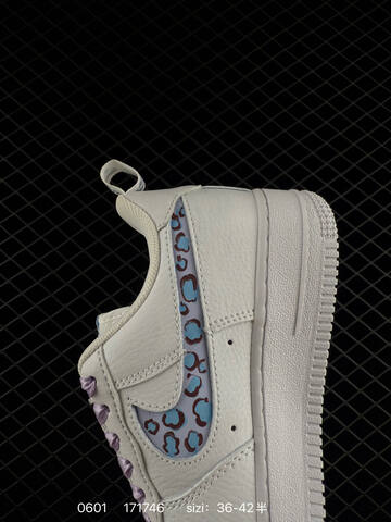 Nike Air Force 1 07 White Light Purple Light Blue Brown EU 36-42 Lifestyle - Unisex BS-71061