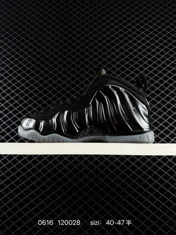 Nike Air Foamposite One PRM Black Neon Volt Grey EU 40-47 Basketball Shoe - Men's (BS-70755)