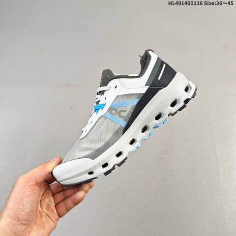 On Cloudvista 2 Grey White Dark Grey Blue EU 36-45 Trail Shoe Trail Running Sneakers - Unisex (BS-69811)