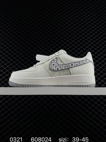 Nike Air Force 1 07 Low White Grey Volt EU 39-45 Lifestyle - Unisex (BS-72550)