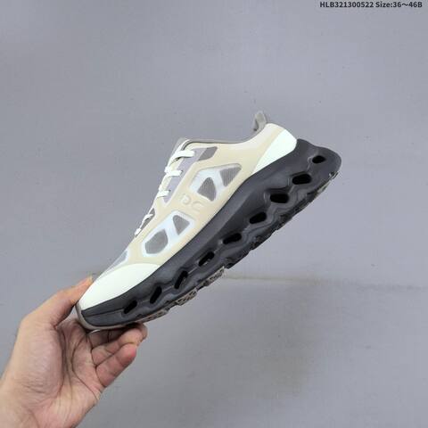 On Cloudtilt Cream White Dark Grey EU 36-46 Running Shoe Running Sneakers - Unisex (BS-69529)