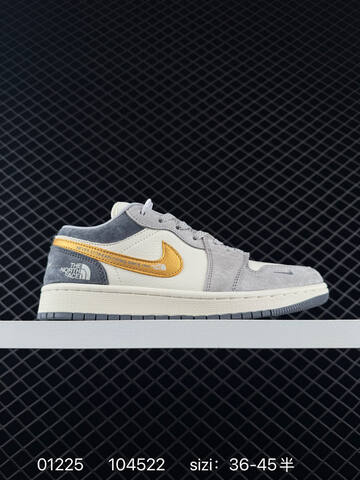 Jordan Air Jordan 1 Low Light Grey Navy Blue Sail EU 36-45 Sneaker - Unisex BS-79768