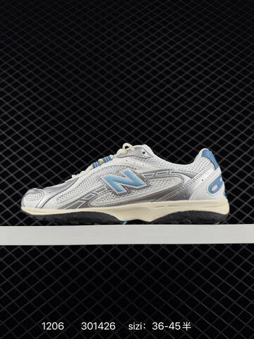 New Balance 204L U204LSWD Silver Off White Black EU 36-45 Running Shoe - Unisex (BS-82520)