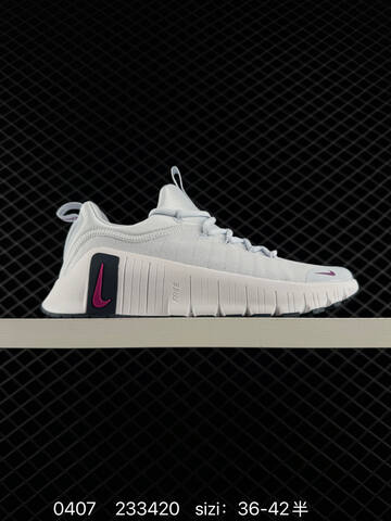 Nike Free Metcon 6 Light Grey White With Dark Grey And Hot Pink Accents EU 36-42 With Half Sizes Training - Unisex (BS-72259)