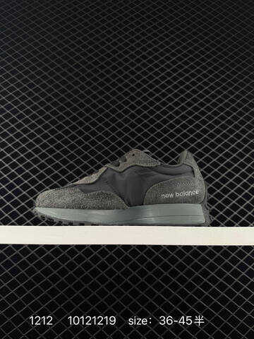 New Balance 327 Dark Grey Black Light Grey EU 36-45 Sneaker - Unisex (BS-82493)