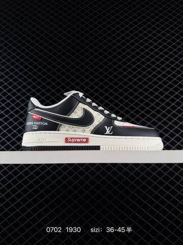 Nike Air Force 1 07 Low Off White Dark Navy Black Grey EU 36-45 Sneaker - Unisex (BS-70477)