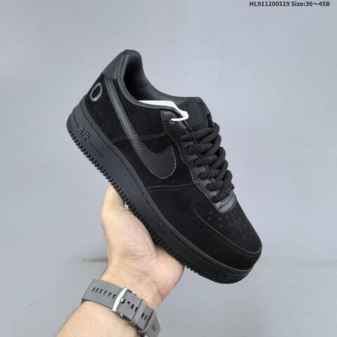 Nike Air Force 1 07 HF9109 001 All Black EU 36 45 Sneaker EU 36-45 - Unisex BS-60256