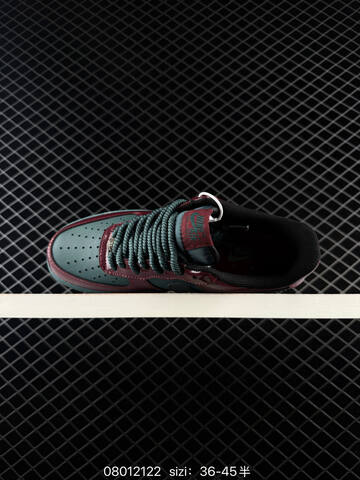 Nike Air Force 1 07 Burgundy Dark Green Black EU 36-45 Lifestyle - Unisex BS-70006