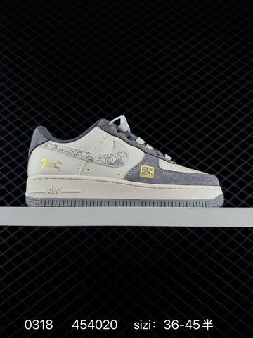 Nike Air Force 1 07 Low White Gray Red EU 36-45 Lifestyle - Unisex (BS-72615)