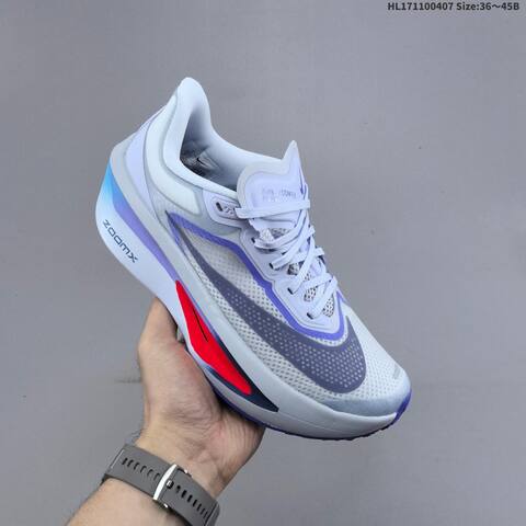 Nike Zoom Fly 6 White Purple Blue Red EU 36-45 Running Shoe - Unisex BS-60914