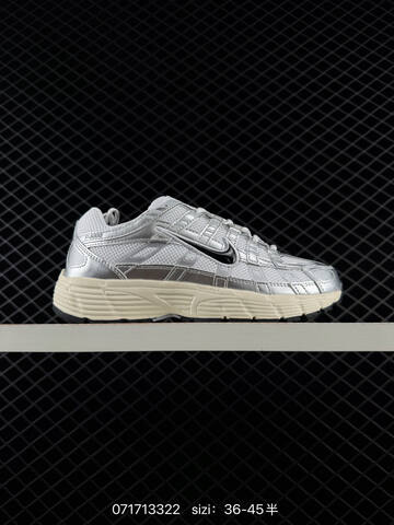 Nike P-6000 Silver White Cream Black EU 36-45 Running - Unisex (BS-70200)