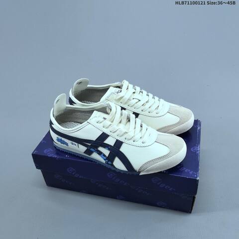 Onitsuka Tiger Mexico 66 Cream White Navy Red EU 36-45 Sneaker Casual Sneakers - Unisex (BS-69048)