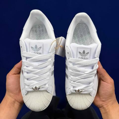 Adidas Superstar II KJ3551 White Silver Metallic Off White EU 41 1 3 Casual - Men's (BS-86960)