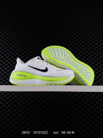 Nike Vomero Plus ReactX Air Zoom White Neon Green Black Orange EU 36-45 Running - Unisex (BS-70849)