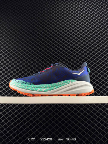 HOKA Speedgoat 6 Blue Green White Orange Navy EU 36-46 Trail Shoe Trail Running Sneakers - Unisex (BS-86545)