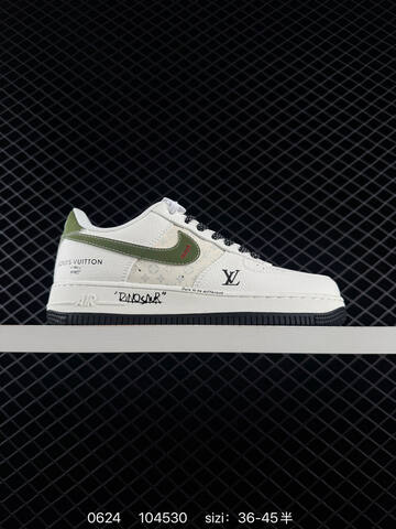 Nike Air Force 1 07 LV8 White Black Grey Red EU 36-45 Sneaker - Unisex (BS-70617)