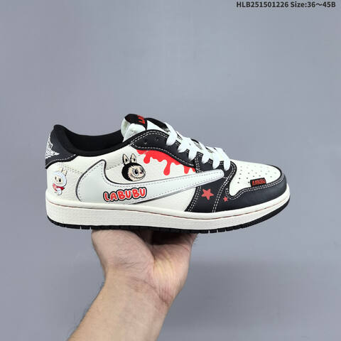 Jordan Air Jordan 1 Low Black White EU 36-45 Casual - Unisex (BS-67254)