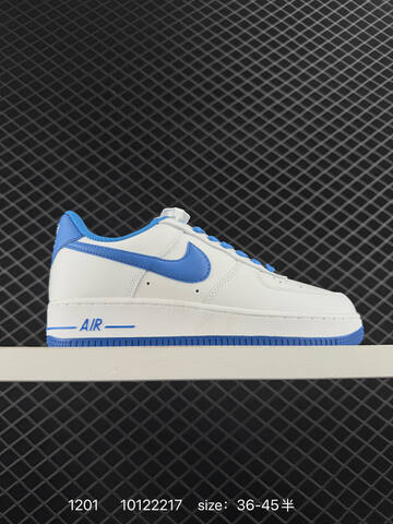 Nike Air Force 1 07 White Blue EU 36-45 5 Lifestyle - Unisex (BS-73903)