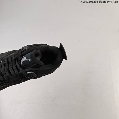 Air Jordan 4 Retro Black Cat Replica AIR JORDAN 4 Aj4 Lifestyle BS-67556