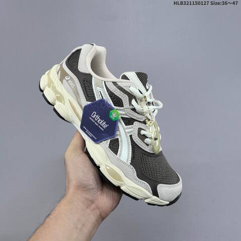 ASICS GEL-NYC Brown Cream White Beige EU 36-47 Running Shoe Running Sneakers - Unisex (BS-69033)