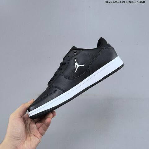 Jordan Court Connect Black White And White Black Red EU 36-46 Casual - Unisex (BS-66140)