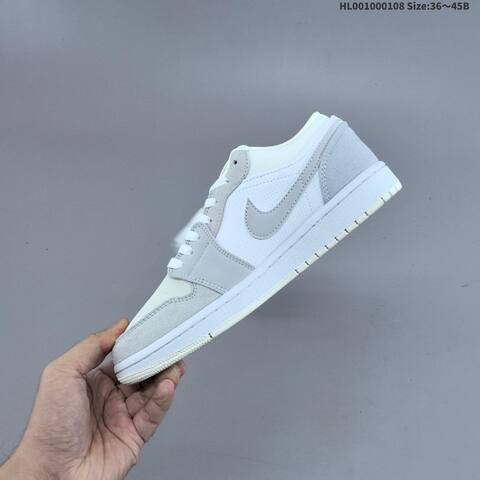 Jordan Air Jordan 1 Low Paris White Light Grey EU 36-45 Lifestyle - Unisex (BS-67055)