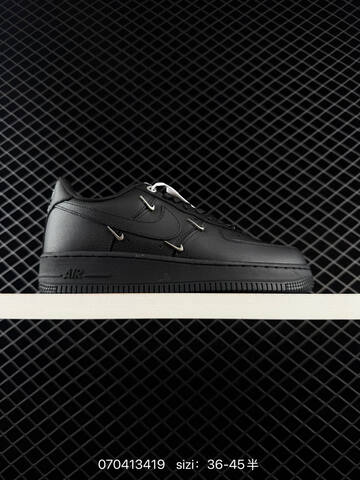 Nike Air Force 1 07 LV8 FB8971 005 White Black Silver EU 36-45 Lifestyle - Unisex (BS-70422)