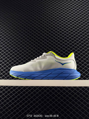 HOKA ONE ONE Arahi 7 White Grey Blue Neon Yellow EU 36-45 Running Shoe Running Sneakers Unisex BS-86558