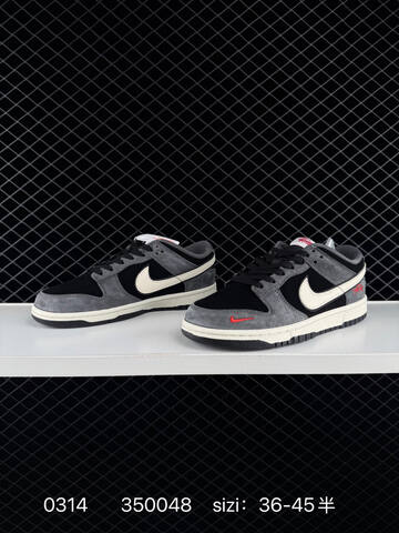 Nike Dunk Low Retro Black Grey White With Red Accents EU 36-45 Skate - Unisex (BS-72649)