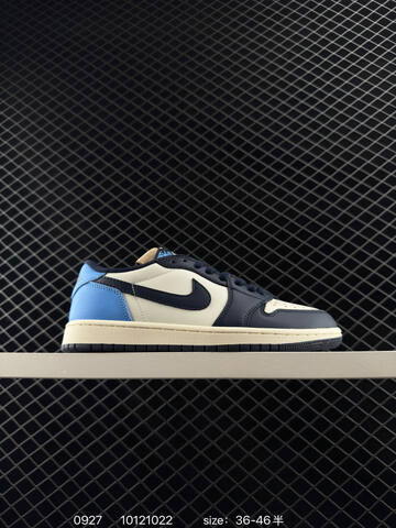 Jordan Air Jordan 1 Low White Black Brown Blue EU 36-46 Sneaker - Unisex (BS-80624)