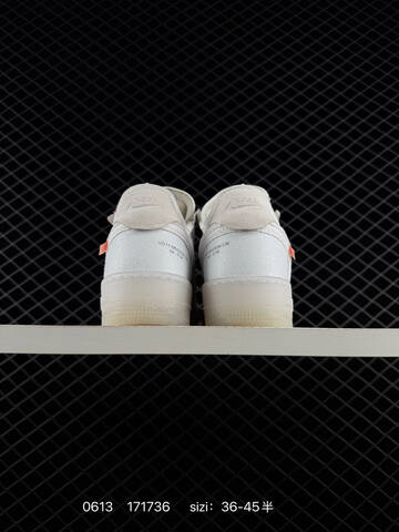 Nike Air Force 1 Low Off-White AO4606-100 White Off White Clear Orange EU 36-45 Lifestyle - Unisex (BS-70809)