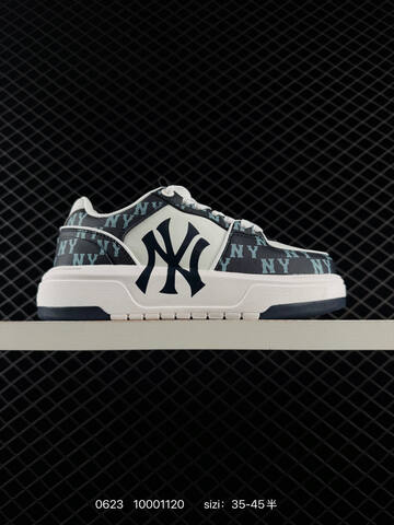 MLB Chunky Liner White Navy Blue EU 35-45 Skate Shoe Skate Sneakers Unisex