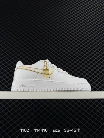 Nike Air Force 1 Low White Navy EU 36-45 Lifestyle - Unisex (BS-74411)
