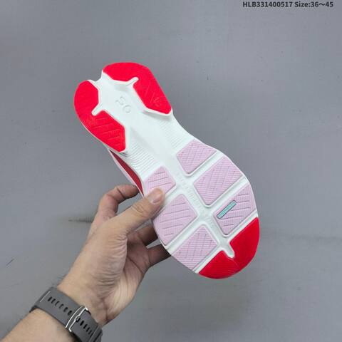 On Cloudpulse 2 Pink White Red EU 36-45 Running Shoe Running Sneakers - Unisex (BS-69551)